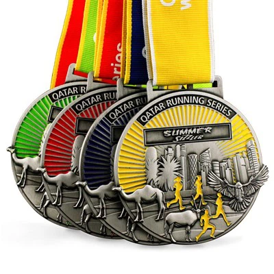 מדליית ספורט ריצה בלנק מתכת