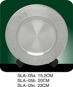 קידום פריטי מתנה מצופה פליז צלחת מתכת למזכרת